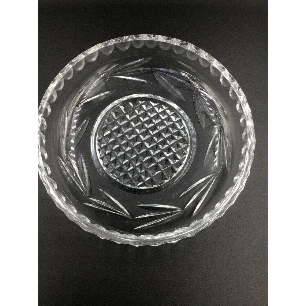 Galway Leah Irish Crystal Candy Nuts Dish Bowl 5”